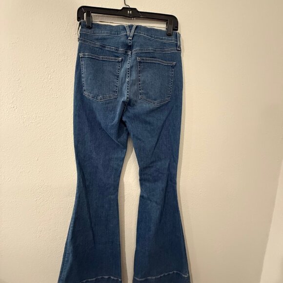 Veronica Beard Sheridan Exaggerated Flare jeans Airway wash size 29 bell bottom - Picture 3 of 7